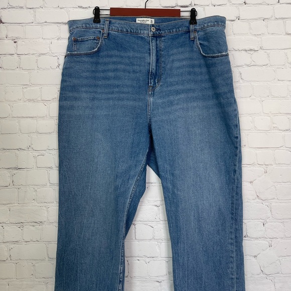 Abercrombie & Fitch The Ankle Straight Curve Love Size 35/20 - Picture 3 of 9